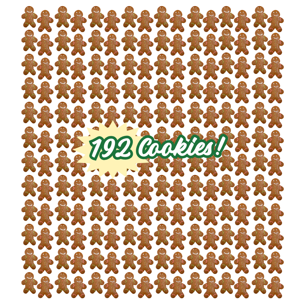 The 192 Gingerbread Big Party Pack
