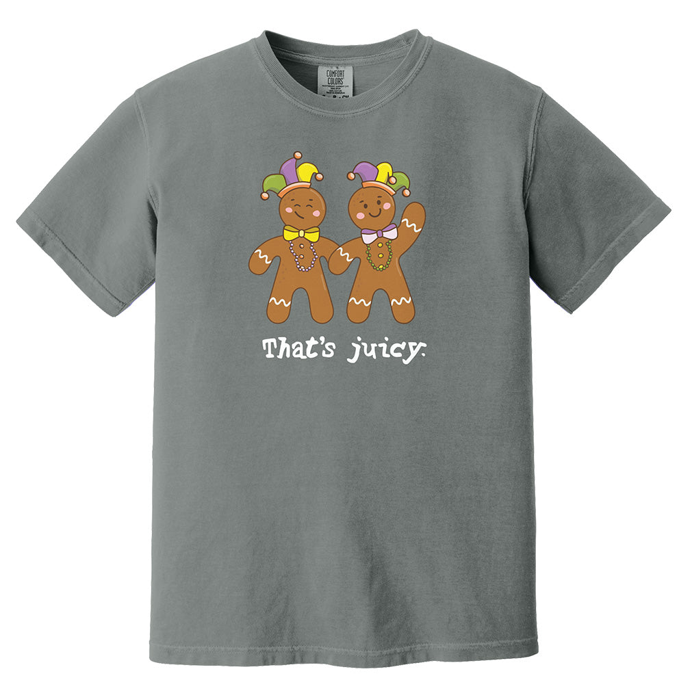 Jester Gingerbread Twins – "That's Juicy." Gray