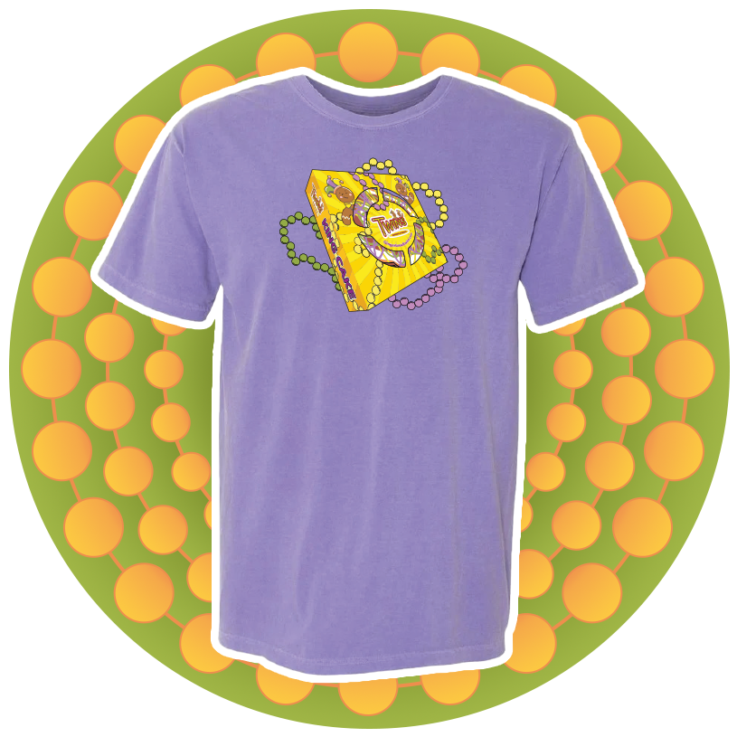 King Cake Box Tee