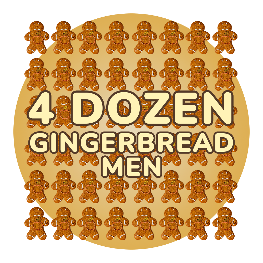 Back to School Gingerbread Twins - Cookies