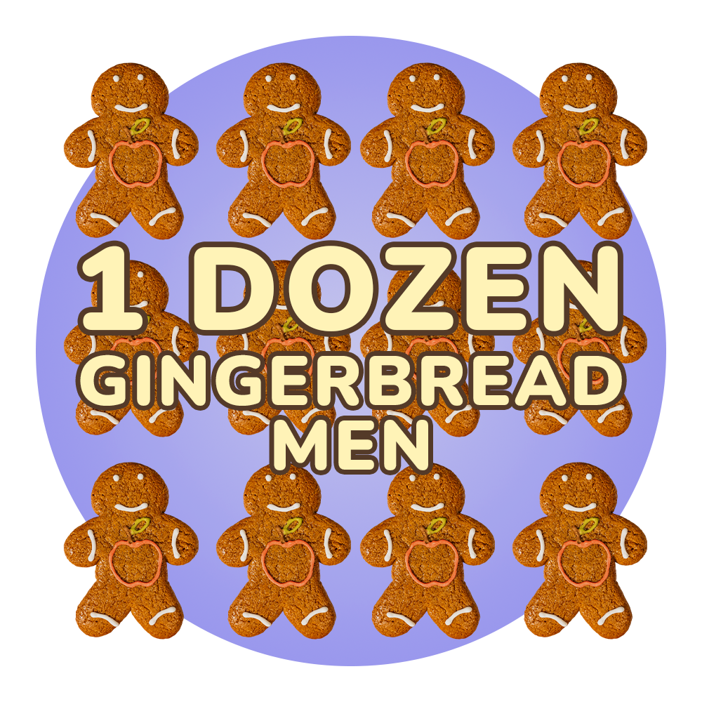 Back to School Gingerbread Twins - Cookies