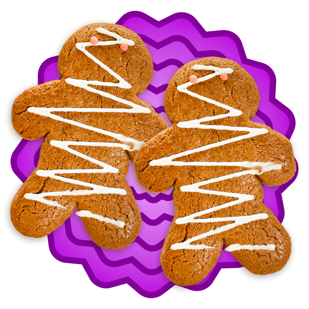 Yummy Mummy Gingerbread Twins - Cookies