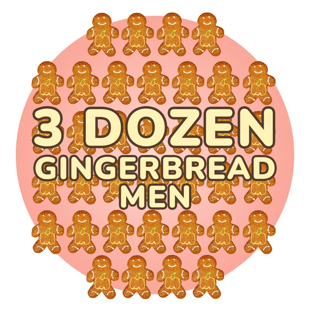 Pumpkin Patch Gingerbread Twins - Cookies