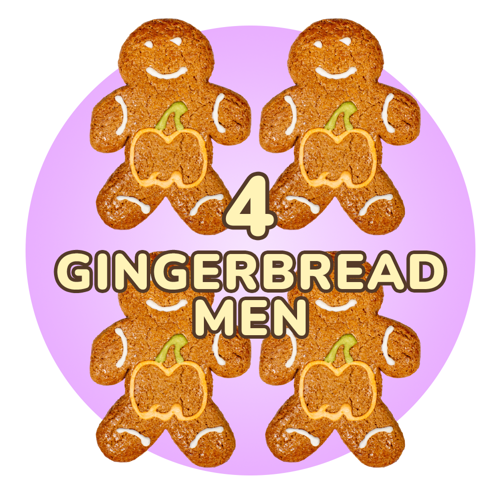 Pumpkin Patch Gingerbread Twins - Cookies