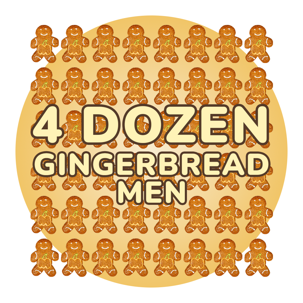 Pumpkin Patch Gingerbread Twins - Cookies