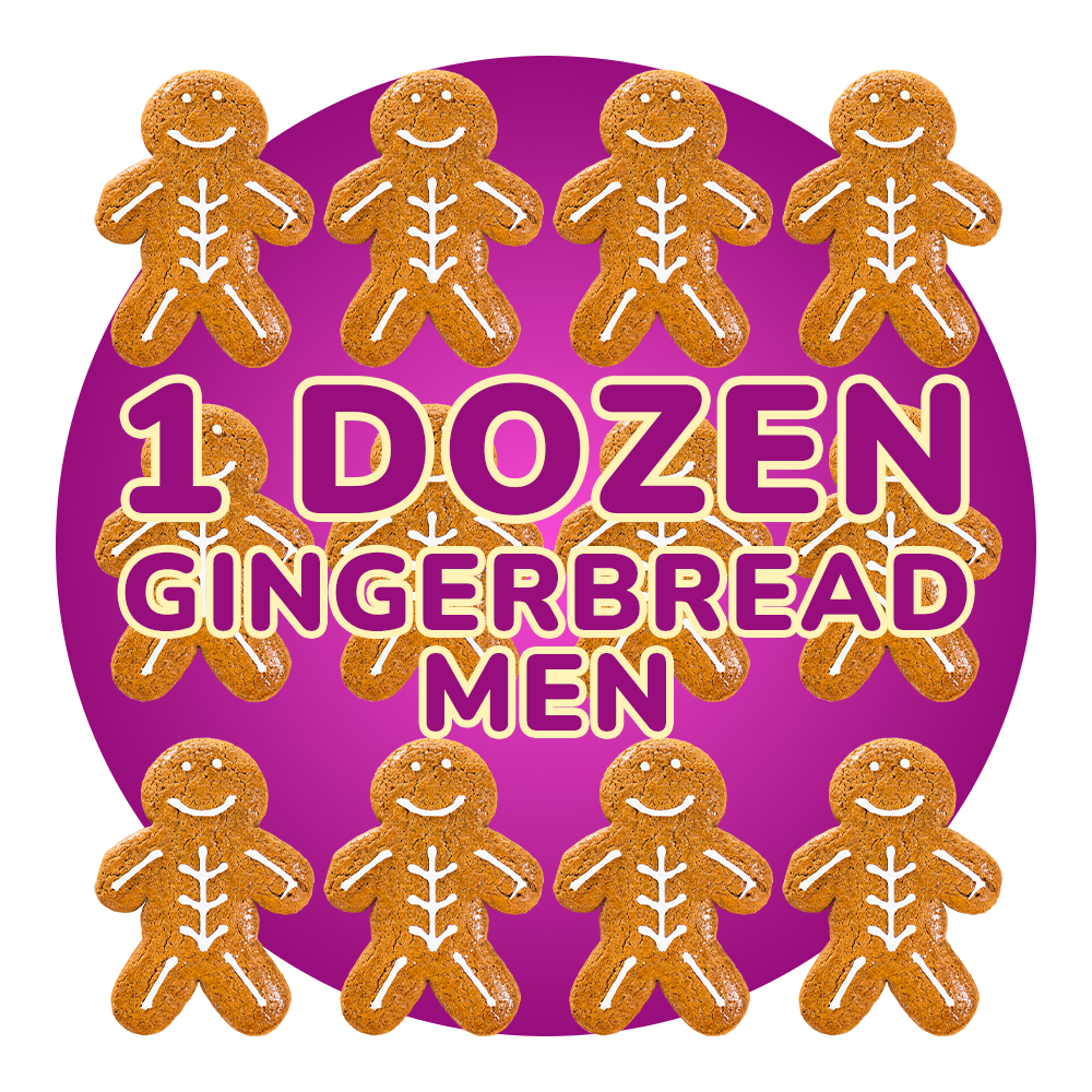 Scrumptious Skeleton Gingerbread Twins - Cookies