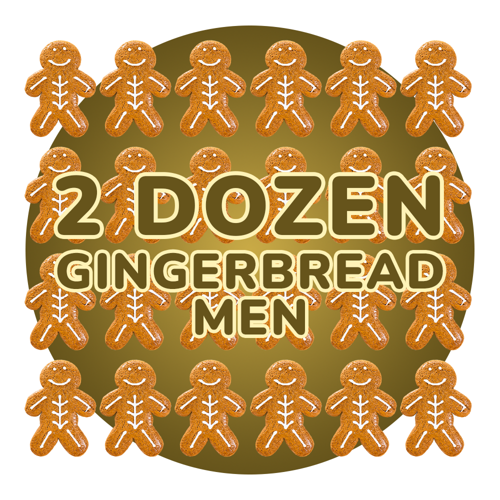 Scrumptious Skeleton Gingerbread Twins - Cookies