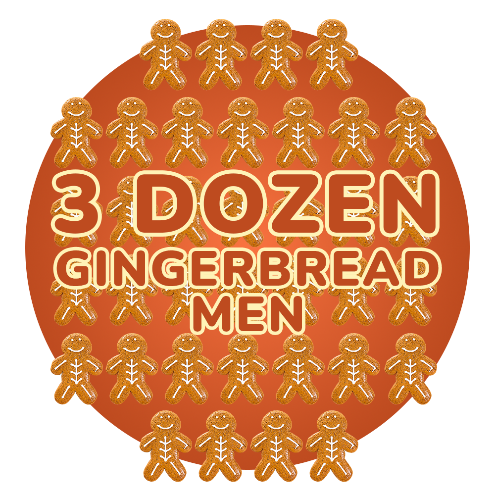 Scrumptious Skeleton Gingerbread Twins - Cookies